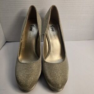 Fioni Night Women‎ 8.5 Classic Formal Party Sparkle Platform Pumps